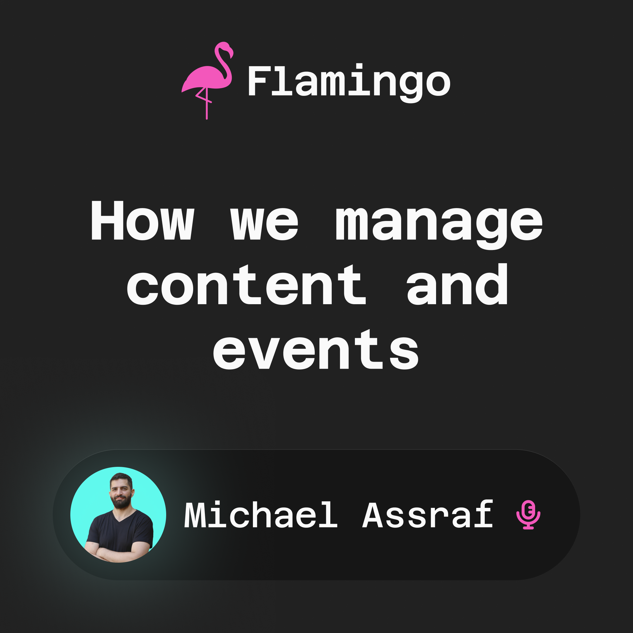 How we manage content and online events with AI