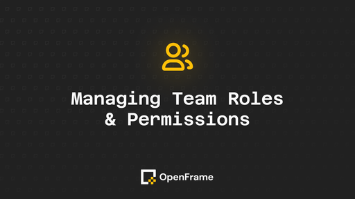 Managing Team Roles & Permissions