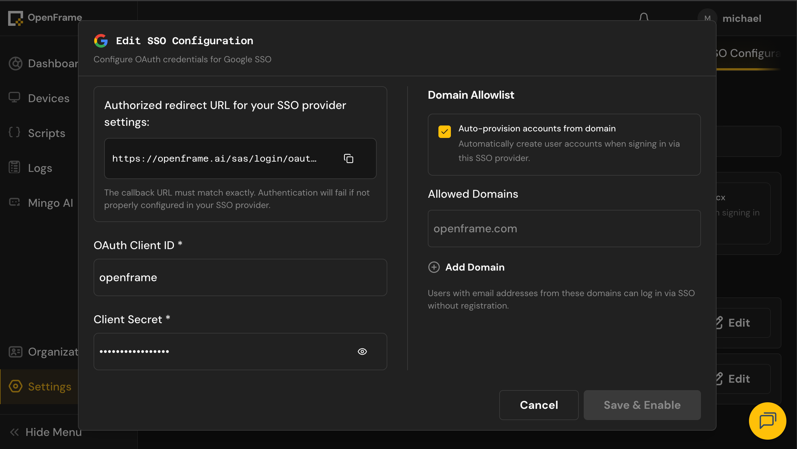 Custom SSO Auto-Provision
